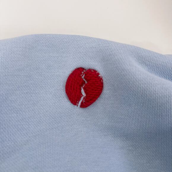 One432 One 432 Sweatshirt Embroidered Skeletor Lighting Bolt Blue Unisex XS Mens - Picture 11 of 12